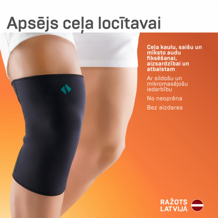 Medical elastic neoprene knee band