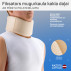 Medical head holder, with soft fixation for neck vertebra