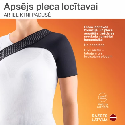 Medicīniskais apsējs no neoprēna pleca locītavas fiksācijai
