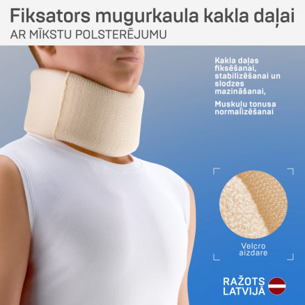 Medicīniskais fiksators (ortoze) mugurkaula kakla daļai