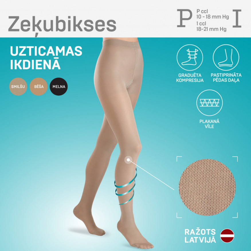 Medicīniskās kompresijas zeķubikses. Medicīniskās kompresijas zeķubikses.