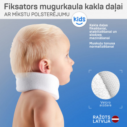Porte-tête médicaux avec fixation molle pour vertèbres du cou, pour enfants