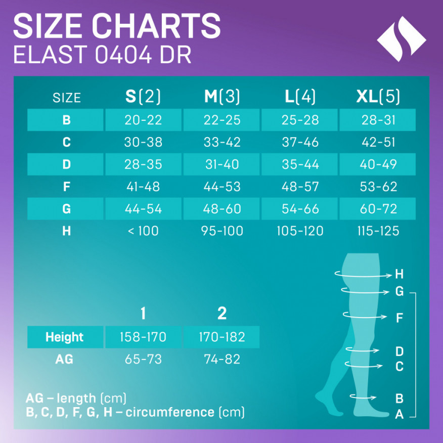 Meditsiinilised rõhksukkpüksid, mustrilised