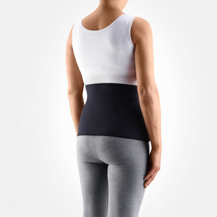 Medical elastic neoprene corset for the lumbar spine