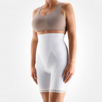 Medical high waistline postnatal briefs, long and with a silicone band
