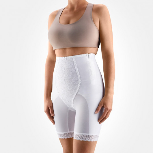 Medizinischer elastischer postnataler Slip mit hoher Taille lang mit Reißverschluss