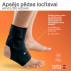 Medicīniskais elastīgais apsējs no neoprēna (ortoze) pēdas locītavas fiksācijai, ar līplenti.