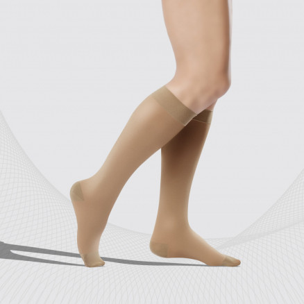 Bas pour genoux à compression médicale, Unisex.