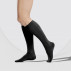 Elastic medical compression knee stockings, especially soft, unisex. Soft