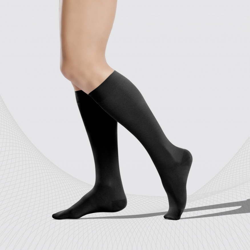Elastic medical compression knee stockings, especially soft, unisex. Soft -  Tonus Elast