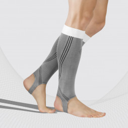 Manchons de veaux de compression pour le sport et le mode de vie actif, avec sangles pour les pieds, unisexe. Actif