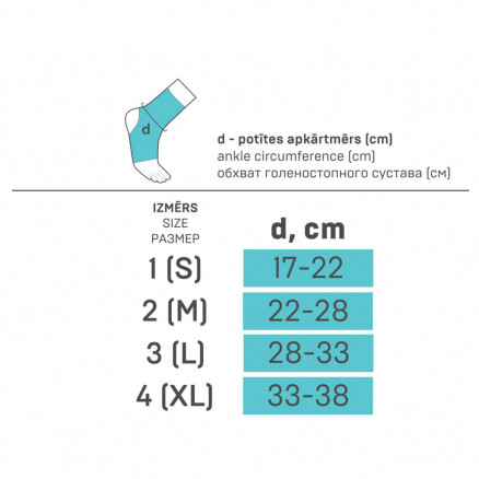 Medical elastic multipurpose tubular bandage, compression, for foot joint fixation