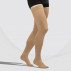 Medizinische Kompression Schenkelstrümpfe mit Toecap, Unisex. LUX