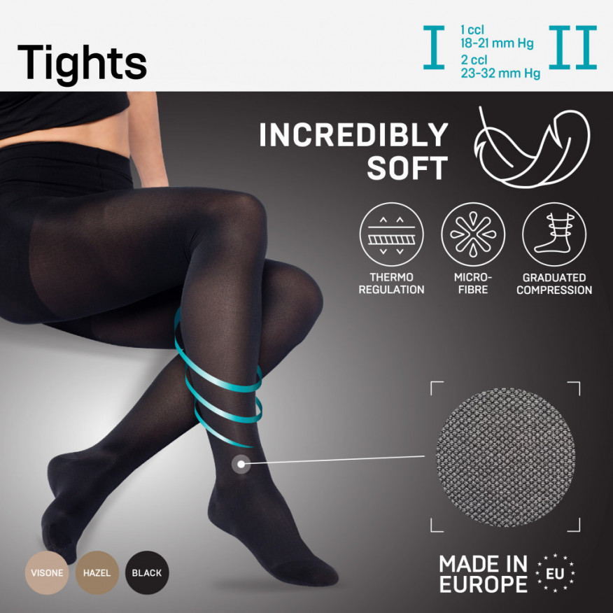 Collants élastiques de compression médicale, extra mous. Soft Collants élastiques de compression médicale, extra mous. Soft