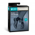 Medical compression knee stockings, with pattern. For travel, everyday and office. Business