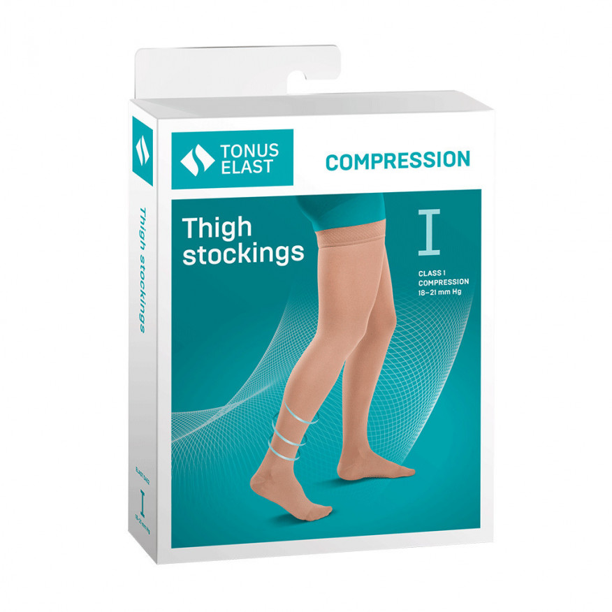 Medical compression thigh stockings, unisex - Tonus Elast