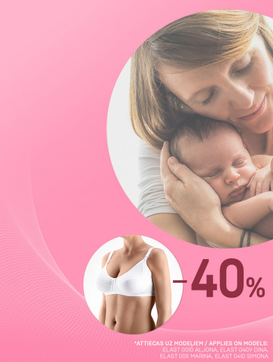 Discount for new mothers' underwear