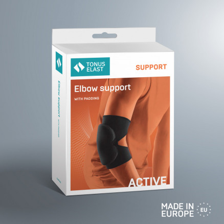Medical elastic neoprene fixer for elbow joint, with pading