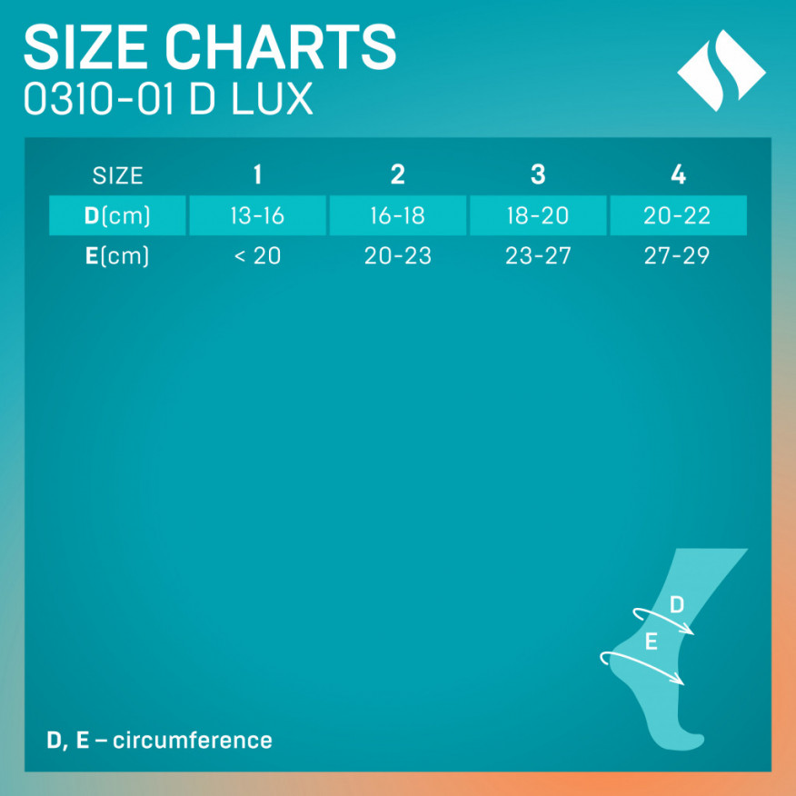 Medizinisches elastisches Neopren-Fußband mit Klettverschluss für Kinder. LUX