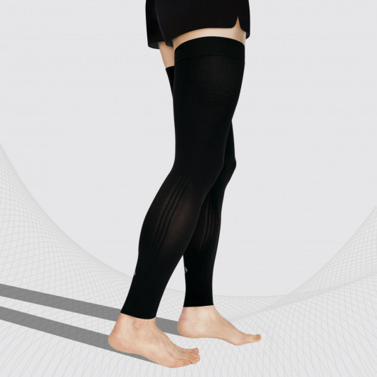 Manchon de compression sur toute la jambe pour le sport et le mode de vie actif, unisexe