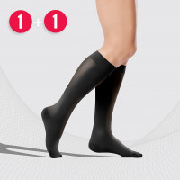 Medical compression knee stockings, unisex. Set of 2 pairs