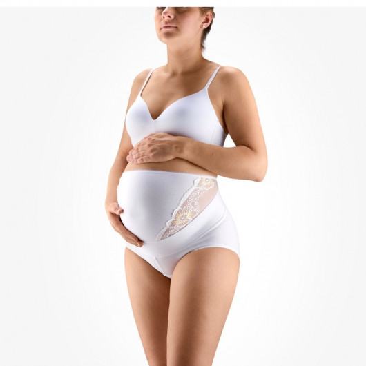 Medizinische elastische Gurtbriefe für werdende Mütter. LUX