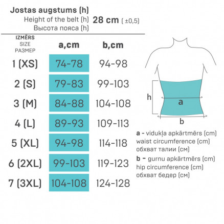 Lumbohelral oppvarmingsbelte med Merino &amp;amp; angoragull