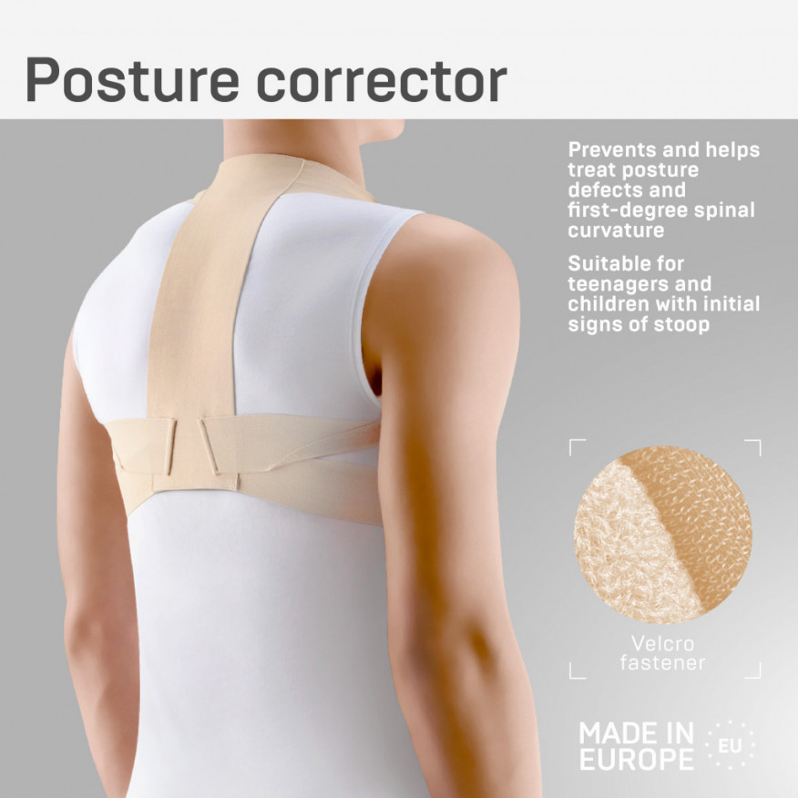 Medical elastic posture corrector Medical elastic posture corrector