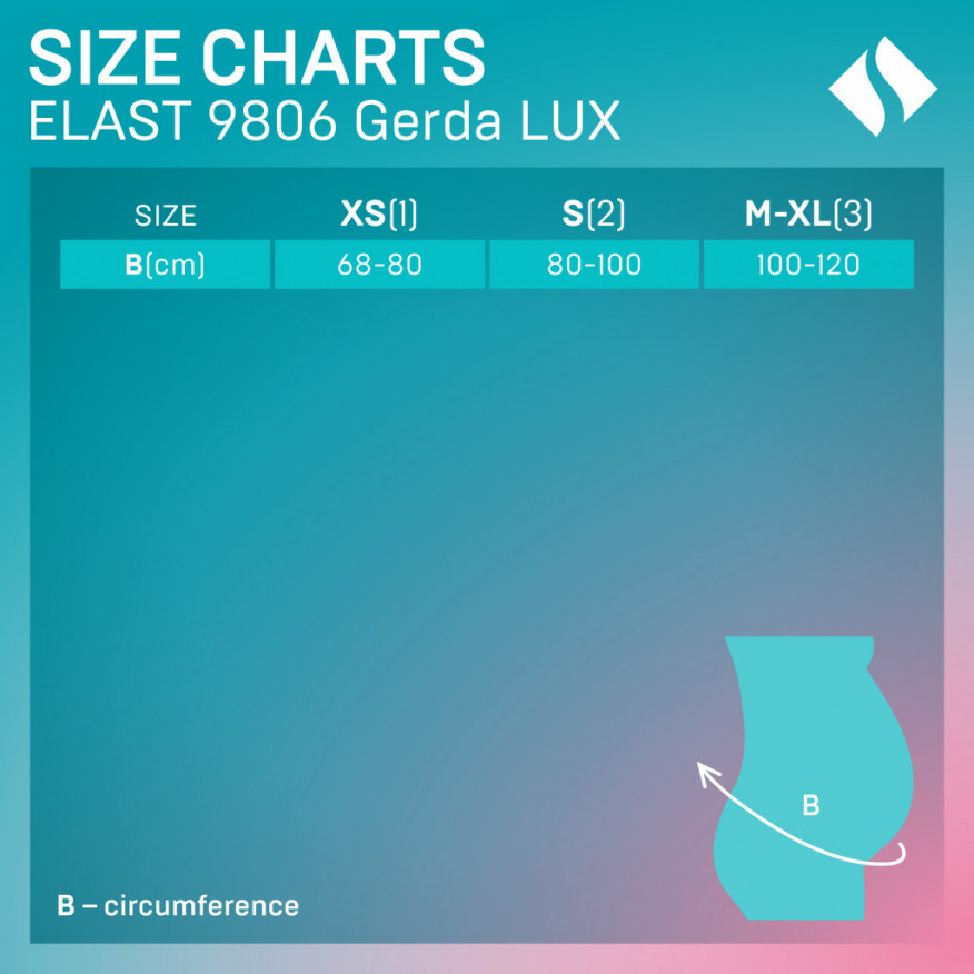 Ceinture de grossesse élastique médicale, avec un côté intérieur plus doux. LUX