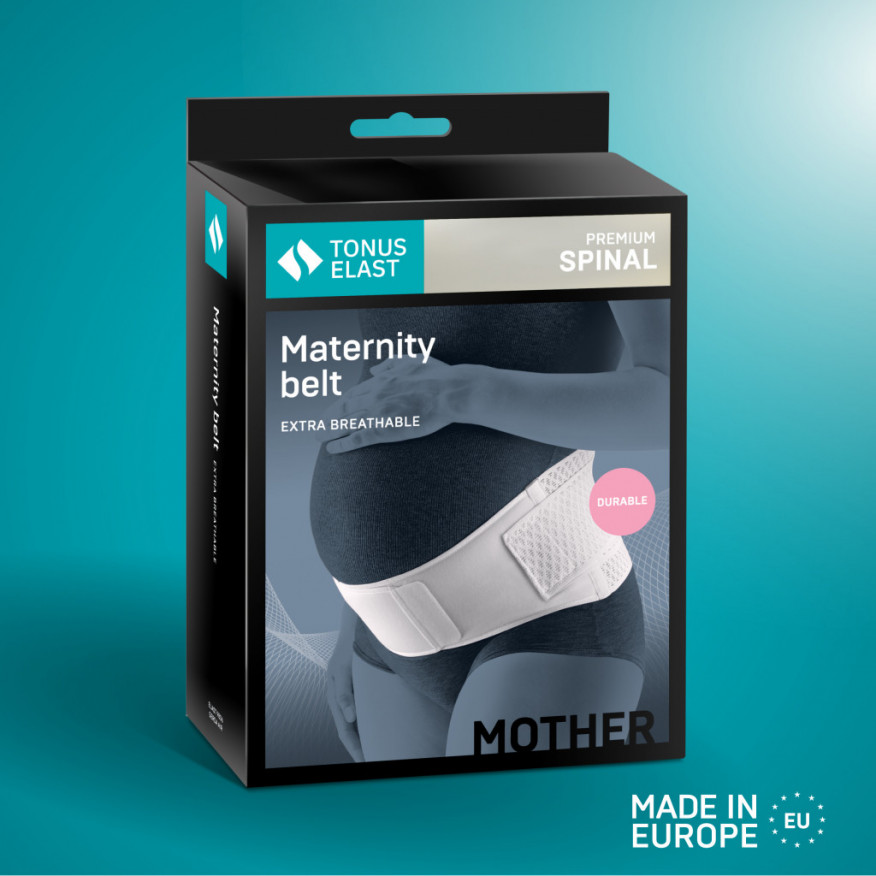 Medical elastic maternity belt, made of wear-resistant breathable material. AIR