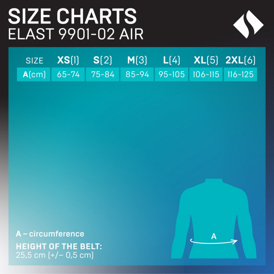 Meditsiiniline elastne operatsioonijärgne kõhuvöö jäikade seljaosadega hingavast ja vastupidavast materjalist, topeltfiksatsiooniga. AIR