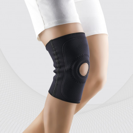Banda de rodilla médica de neopreno, con apertura para kneecap