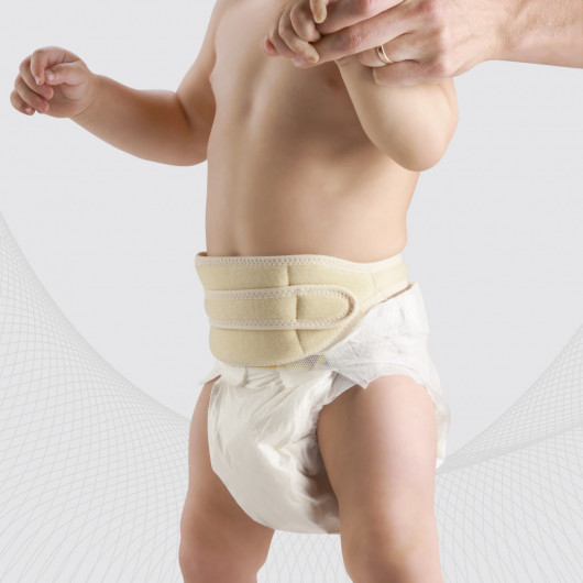 Cinturón elástico médico para hernia umbilical, destinado a niños