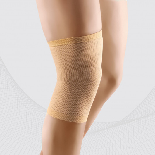 Elastic medical multipurpose tubular bandage, knee joint fixation