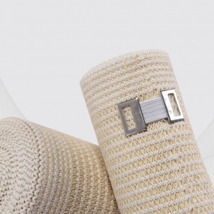 Elastisches medizinisches Bandagenband kompressiv. Mittelstrecke