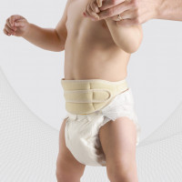 Medical elastic belt for umbilical hernia, for children
