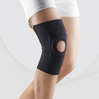 Medical neoprene knee band, with flexible inserts