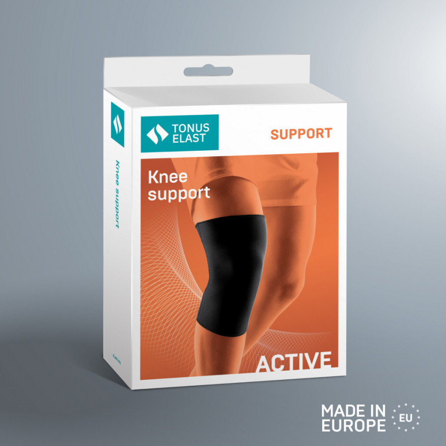 Banda de rodilla de neopreno elástica médica