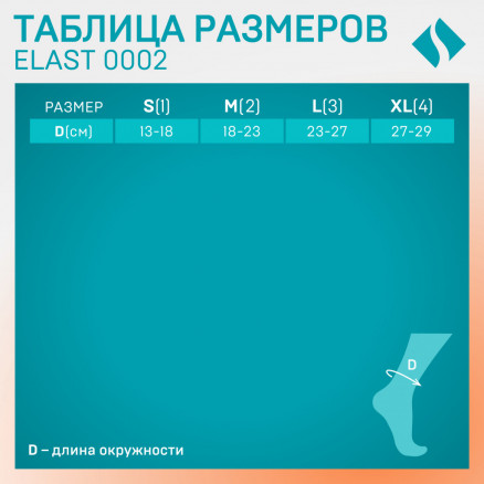 Бандаж медицинский эластичный из неопрена на голеностопный сустав