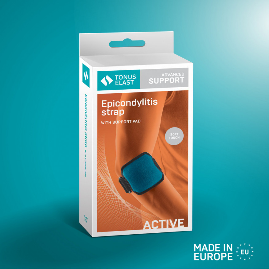 Medical neoprene bandage for the prevention and treatment of epicondylitis, universal