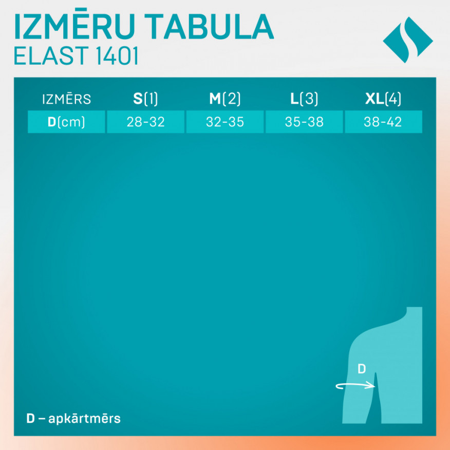 Medicīniskais apsējs no neoprēna pleca locītavas fiksācijai