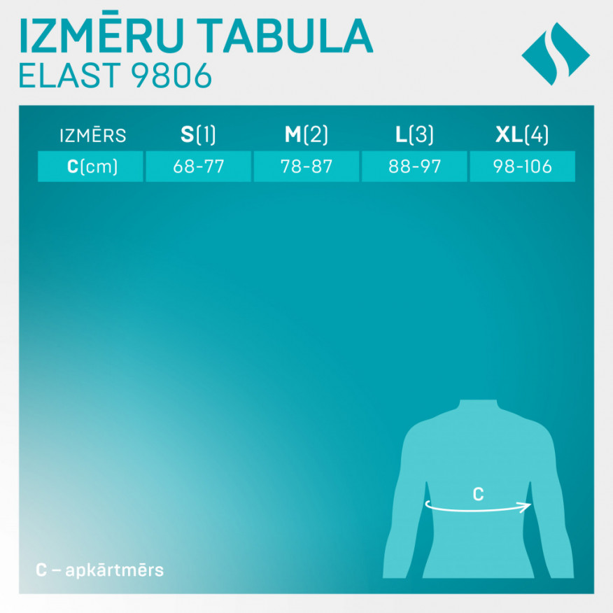 Medicīniskais elastīgais stājas korektors (ortoze) Medicīniskais elastīgais stājas korektors (ortoze)