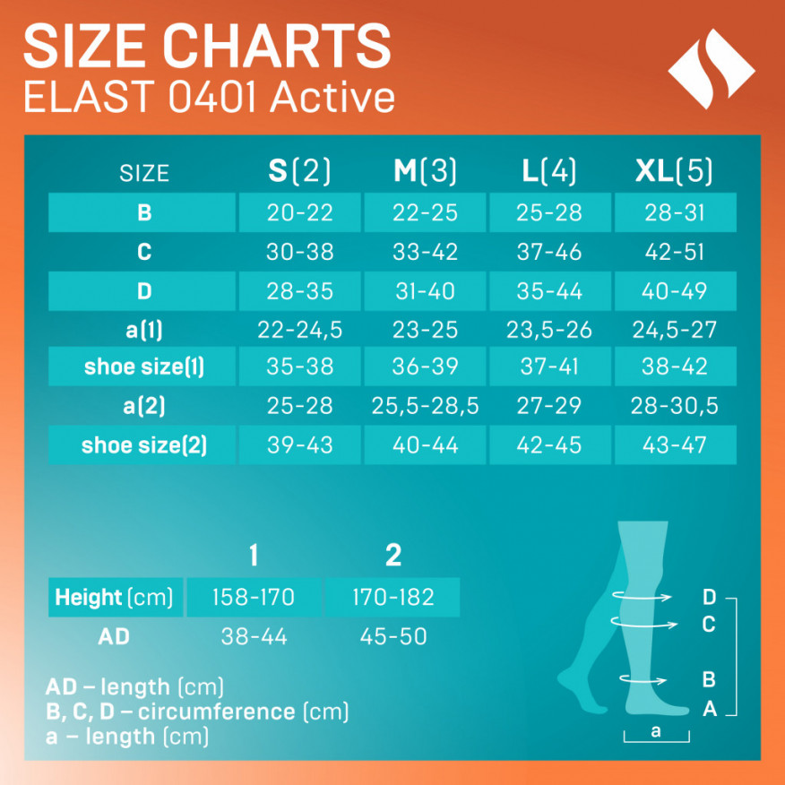 Bas à genoux de compression pour le sport et le mode de vie actif, Unisex. Actif Bas à genoux de compression pour le sport et le mode de vie actif, Unisex. Actif