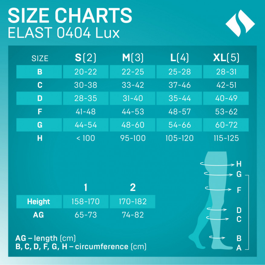 Collants de compression médicaux. LUX