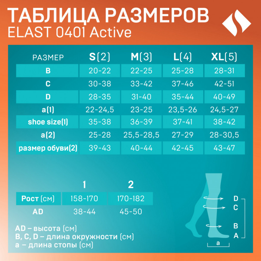 Гольфы медицинские компрессионные, для поддержки вен во время активных движений, унисекс. Active Гольфы медицинские компрессионные, для поддержки вен во время активных движений, унисекс. Active