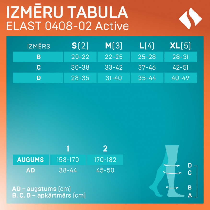 Kompresijas getras bez pēdas daļas sportam un aktīvam dzīvesveidam, ar lencēm, unisekss. Active Kompresijas getras bez pēdas daļas sportam un aktīvam dzīvesveidam, ar lencēm, unisekss. Active