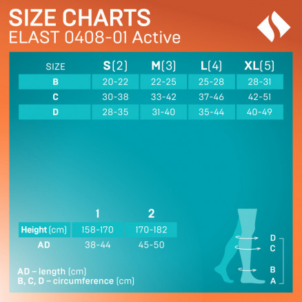 Manchons de veaux de compression pour le sport et le mode de vie actif, Unisex. Actif