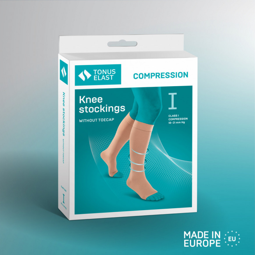 Medicinska stödstrumpor med öppen tå, unisex Medicinska stödstrumpor med öppen tå, unisex