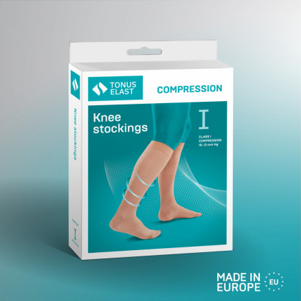 Medizinische Kompressionskniestrümpfe, Unisex. *Das Angebot gilt nur für die Klasse der präventiven kompression!