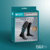 Medical compression knee stockings, unisex. LUX 2.0